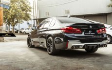 画像5: BMW 5シリーズ F90 M5 トランク用リアスポイラー DryCarbon 本物ドライカーボン (5)