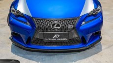 画像1: LEXUS IS350 IS300h IS250 IS200t F-SPORTバンパー用リップスポイラー 本物DryCarbon ドライカーボン (1)