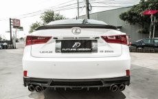 画像2: LEXUS IS250 IS200 IS300 IS350 SPORTバンパー リアディフューザー 本物Carbon カーボン (2)