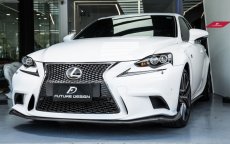 画像3: LEXUS IS350 IS300h IS250 IS200t F-SPORTバンパー用リップスポイラー 本物Carbon カーボン (3)