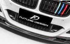 画像5: BMW 3シリーズ F30 セダン F31 ツーリング Mスポーツ フロント用 リップスポイラー 本物DryCarbon ドライカーボン (5)