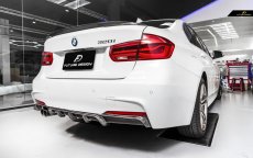 画像5: BMW 3シリーズ F30 セダン F31 ツーリング Mスポーツ用 リア ディフューザー 本物DryCarbon ドライカーボン (5)