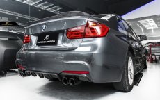 画像4: BMW 3シリーズ F30 セダン トランク用 リアウィング 本物DryCarbon ドライカーボン (4)