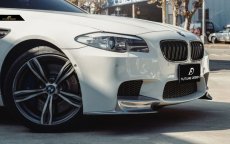 画像5: BMW 5シリーズ F10 セダン  M5 フロントバンパー用リップスポイラー 本物ドライカーボン DryCarbon  (5)