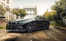 画像6: BMW 5シリーズ F10 F11 Mスポーツ フロントバンパー用リップスポイラー 本物カーボン Carbon  (6)