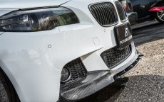 画像6: BMW 5シリーズ F10 F11  Mスポーツ フロントバンパー用リップスポイラー 本物ドライカーボン DryCarbon  (6)