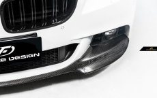 画像6: BMW 5シリーズ F10 F11 Mスポーツ フロントバンパー用リップスポイラー 本物カーボン Carbon  (6)