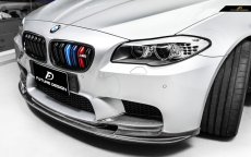 画像4: BMW 5シリーズ F10 セダン M5 フロントバンパー用リップスポイラー 本物ドライカーボン DryCarbon  (4)