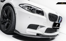 画像6: BMW 5シリーズ F10 セダン M5 フロントバンパー用リップスポイラー 本物ドライカーボン DryCarbon  (6)