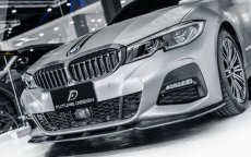 画像9: BMW 3シリーズ G20 G21 M-TECH Mスポーツ フロントバンパー用リップスポイラー 本物DryCarbon ドライカーボン (9)