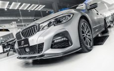 画像10: BMW 3シリーズ G20 G21 M-TECH Mスポーツ フロントバンパー用リップスポイラー 本物DryCarbon ドライカーボン (10)