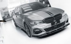 画像3: BMW 3シリーズ G20 G21 M-TECH Mスポーツ フロントバンパー用リップスポイラー 本物DryCarbon ドライカーボン (3)