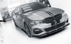 画像5: BMW 3シリーズ G20 G21 M-TECH Mスポーツ フロントバンパー用リップスポイラー 本物DryCarbon ドライカーボン (5)