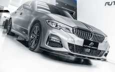 画像6: BMW 3シリーズ G20 G21 M-TECH Mスポーツ フロントバンパー用リップスポイラー 本物DryCarbon ドライカーボン (6)