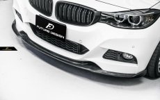 画像5: BMW 3シリーズ F34 3GT Mスポーツ フロントバンパー用リップスポイラー 本物DryCarbon ドライカーボン (5)