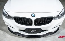 画像2: BMW 3シリーズ F34 3GT フロント用 艶ありブラックキドニーグリル センターグリル  (2)