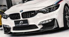 画像6: BMW 4シリーズ F82 M4 フロントバンパー用 アンダーカバー 本物DryCarbon ドライカーボン (6)