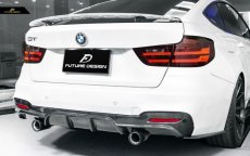 画像4: BMW 3シリーズ F34 3GT Mスポーツ リア ディフューザー 本物DryCarbon ドライカーボン (4)