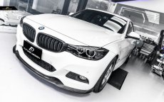 画像3: BMW 3シリーズ F34 3GT Mスポーツ フロントバンパー用リップスポイラー 本物DryCarbon ドライカーボン (3)