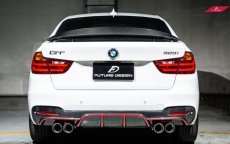 画像4: BMW 3シリーズ F34 3GT Mスポーツ リア ディフューザー 本物DryCarbon ドライカーボン (4)