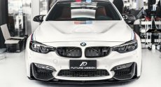 画像5: BMW 4シリーズ F82 M4 フロントバンパー用 アンダーカバー 本物DryCarbon ドライカーボン (5)