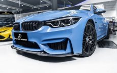 画像4: BMW 4シリーズ F82 F83 M4 フロントバンパー用 リップスポイラー 本物DryCarbon ドライカーボン (4)