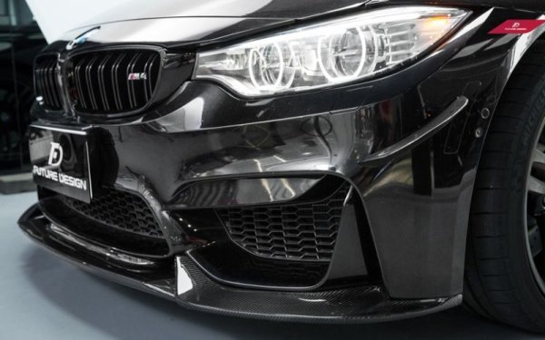 BMW 4シリーズ F82 F83 M4 フロントバンパー用 リップスポイラー 本物