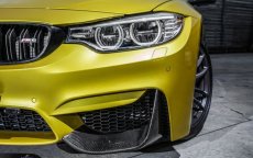 画像2: BMW 4シリーズ F82 M4 フロントバンパー用 スプリッター スポイラー 本物DryCarbon ドライカーボン (2)