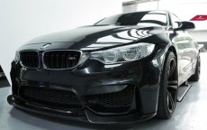 画像14: BMW 4シリーズ F82 F83 M4 フロントバンパー用 リップスポイラー 本物DryCarbon ドライカーボン (14)