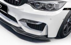 画像7: BMW 4シリーズ F82 F83 M4 フロントバンパー用 リップスポイラー 本物DryCarbon ドライカーボン (7)