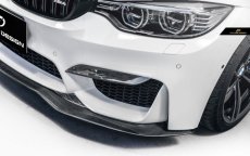 画像7: BMW 3シリーズ F80 M3 セダン フロントバンパー用 リップスポイラー 本物DryCarbon ドライカーボン (7)