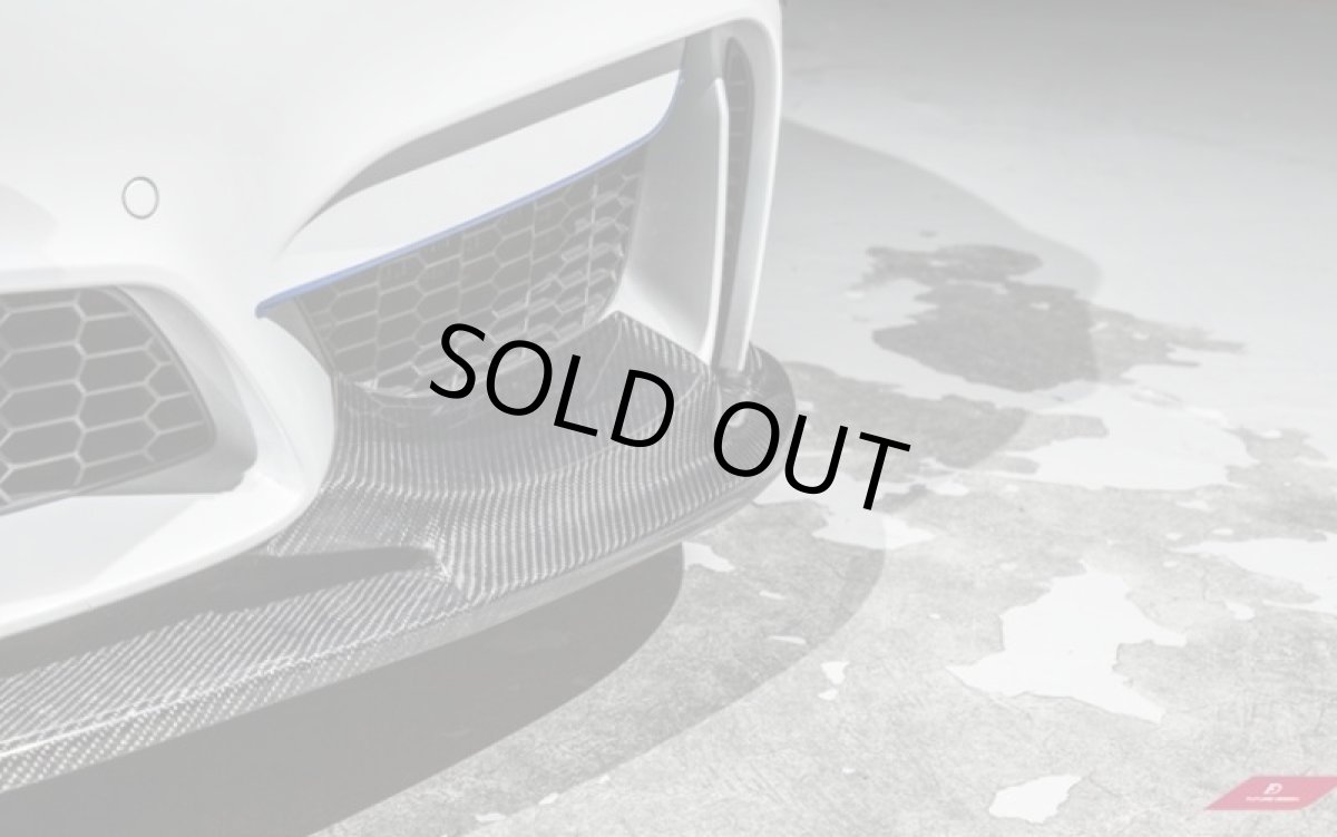 画像3: BMW 3シリーズ F80 M3 セダン フロントバンパー用 リップスポイラー 本物DryCarbon ドライカーボン (3)