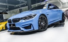 画像2: BMW 4シリーズ F82 F83 M4 フロントバンパー用 リップスポイラー 本物DryCarbon ドライカーボン (2)