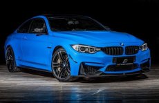 画像3: BMW 3シリーズ F80 M3 セダン フロントバンパー用 カナード スポイラー 本物DryCarbon ドライカーボン (3)