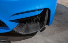 画像1: BMW 4シリーズ F82 M4 フロントバンパー用 スプリッター スポイラー 本物DryCarbon ドライカーボン (1)