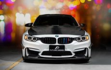 画像6: BMW 3シリーズ F80 M3 セダン フロントバンパー用 リップスポイラー 本物DryCarbon ドライカーボン (6)