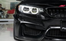 画像4: BMW 3シリーズ F80 M3 セダン フロントバンパー用 リップスポイラー 本物DryCarbon ドライカーボン (4)