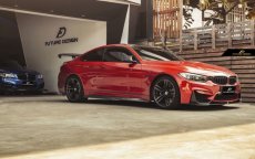 画像8: BMW 4シリーズ F82 F83 M4 サイド用 スカート スポイラー 本物DryCarbon ドライカーボン (8)