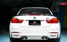 画像2: BMW 4シリーズ F83 M4 カブリオレ トランク用リアスポイラー リアウィング 本物DryCarbon ドライカーボン (2)