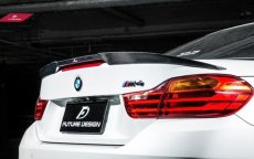 画像1: BMW 4シリーズ F83 M4 カブリオレ トランク用リアスポイラー リアウィング 本物DryCarbon ドライカーボン (1)