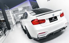 画像5: BMW 3シリーズ F30 セダン トランク用 リアスポイラー 本物DryCarbon ドライカーボン (5)