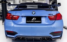 画像4: BMW 3シリーズ F80 M3 セダン トランク用 リアウィング 本物DryCarbon ドライカーボン (4)