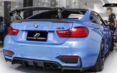 画像3: BMW 4シリーズ F82 M4 トランク用 リアウィング 本物DryCarbon ドライカーボン (3)