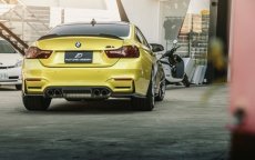 画像5: BMW 4シリーズ F82 M4 トランク用 リア スポイラー 本物DryCarbon ドライカーボン (5)