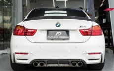 画像1: BMW 4シリーズ F82 M4 トランク用 リア スポイラー 本物DryCarbon ドライカーボン (1)