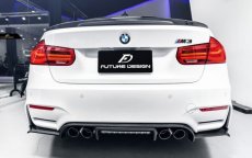 画像3: BMW 3シリーズ F30 セダン トランク用 リアスポイラー 本物DryCarbon ドライカーボン (3)