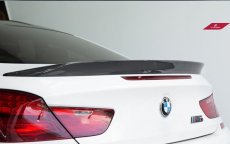 画像3: BMW 6シリーズ F06 F13 トランク用リアスポイラー 本物DryCarbon ドライカーボン (3)