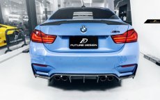 画像4: BMW 4シリーズ F82 M4 トランク用 リア スポイラー 本物DryCarbon ドライカーボン (4)