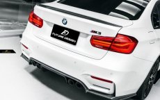 画像6: BMW 4シリーズ F82 F83 M4 セダン リアバンパー用 ディフューザー 本物DryCarbon ドライカーボン (6)
