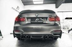 画像13: BMW 4シリーズ F82 E83 M4 リアバンパー用 ディフューザー 本物DryCarbon ドライカーボン (13)